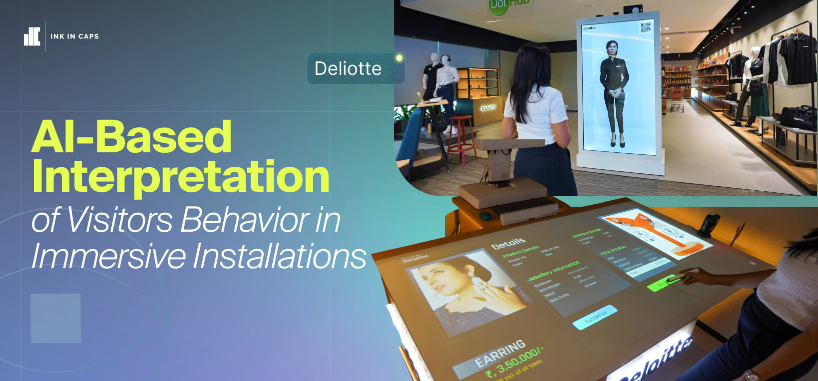 AI-Based Interpretation of Visitor Behavior in Immersive Installations