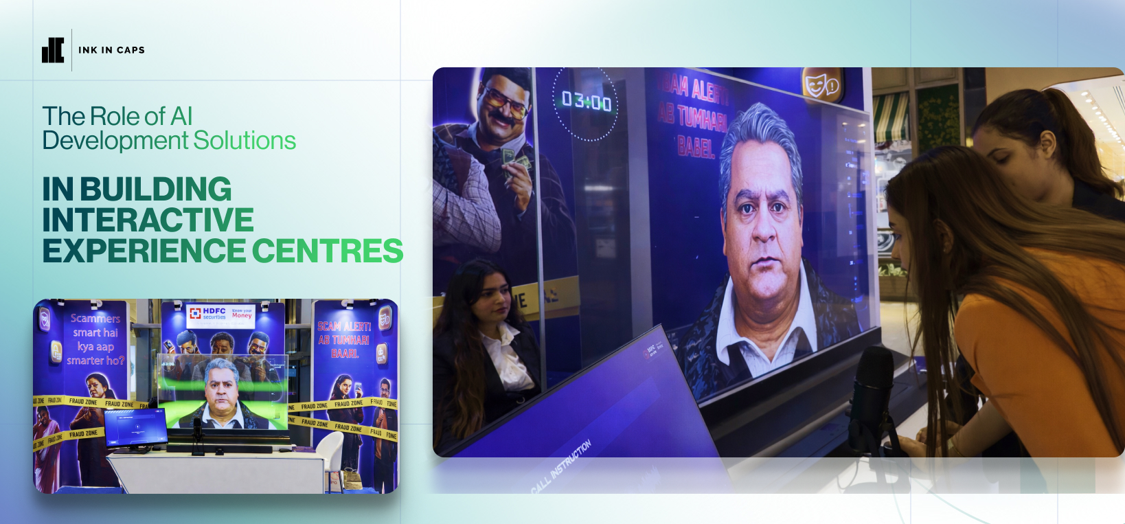 The Role of AI Development Solutions in Building Interactive Experience Centres