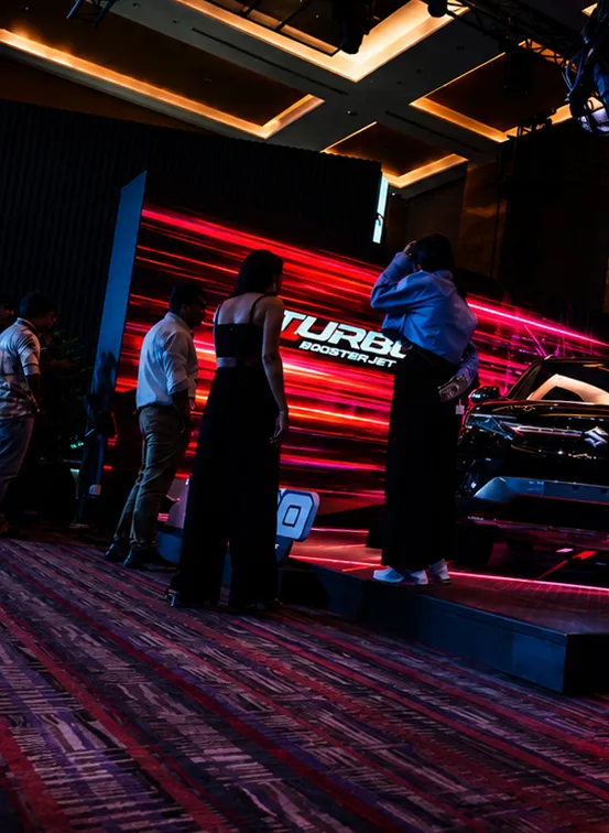 Turbo Boosterjet interactive activation at the Brezza launch