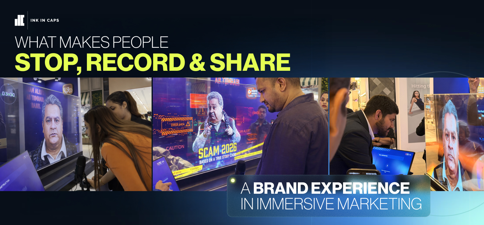 What Makes People Stop, Record, and Share a Brand Experience in Immersive Marketing