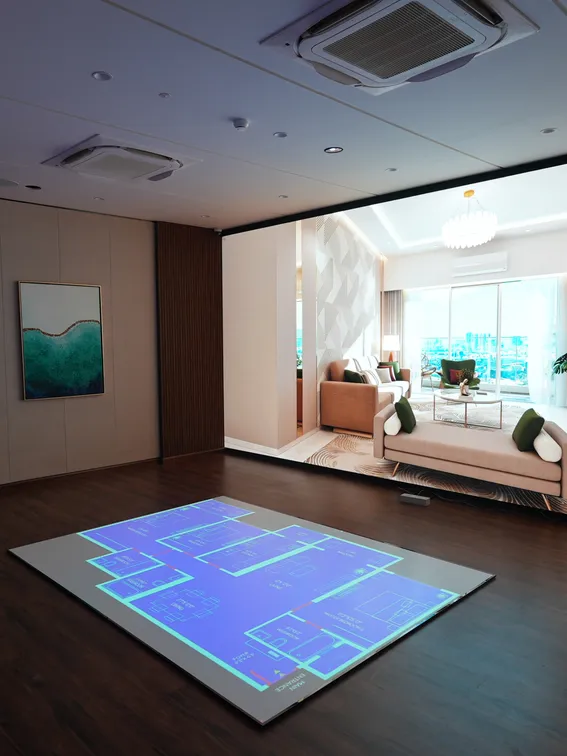 projection mapping floor